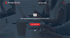 Desktop Screenshot of designnhost.com