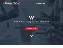 Tablet Screenshot of designnhost.com